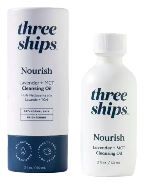 Three Ships Beauty Nourish Lavender + MCT Cleansing Oil