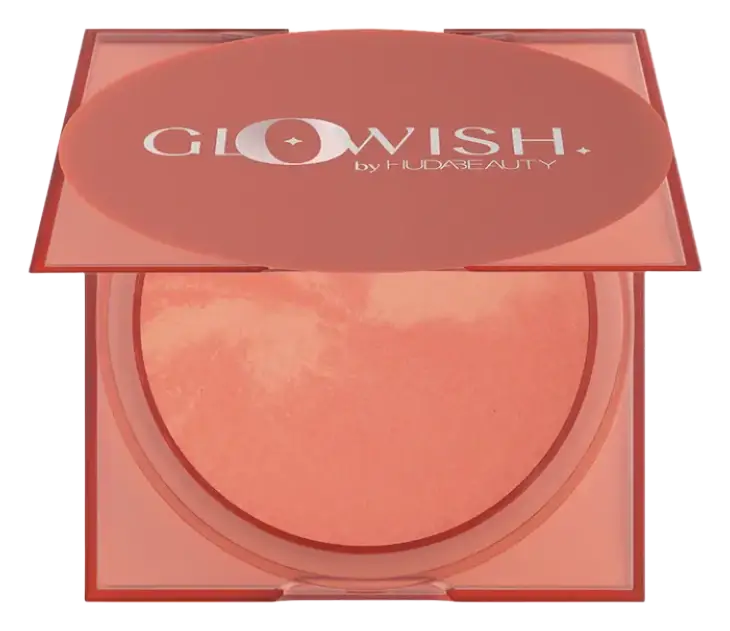 Huda Beauty Glowish Cheeky Vegan Blush Powder 01 Healthy Peach