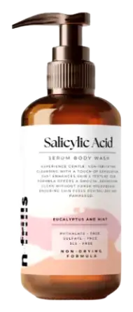 Skin Hero Salicylic Acid Serum Body Wash Eucalyptus and Mint