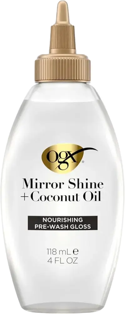 OGX Beauty Mirror Shine + Coconut Oil Nourishing Pre-Wash Gloss