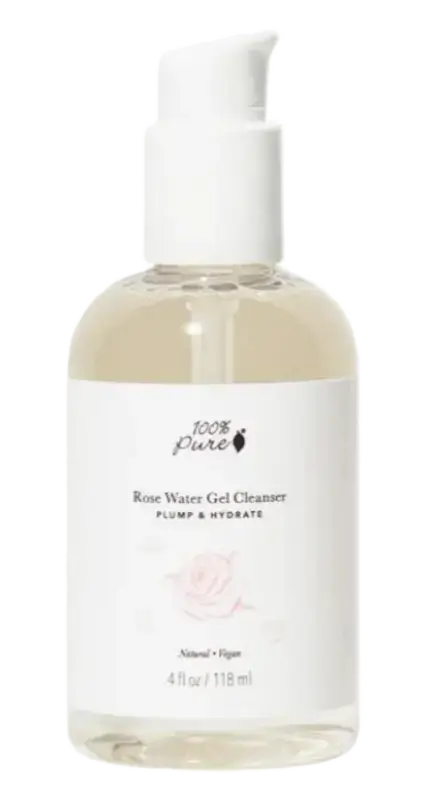 100% Pure Rose Water Gel Cleanser