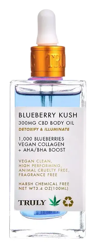 Truly Blueberry Hemp Body Oil