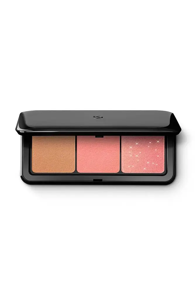 KIKO Milano Multi Finish Trio Blush & Bronzer Palette 01 Coral