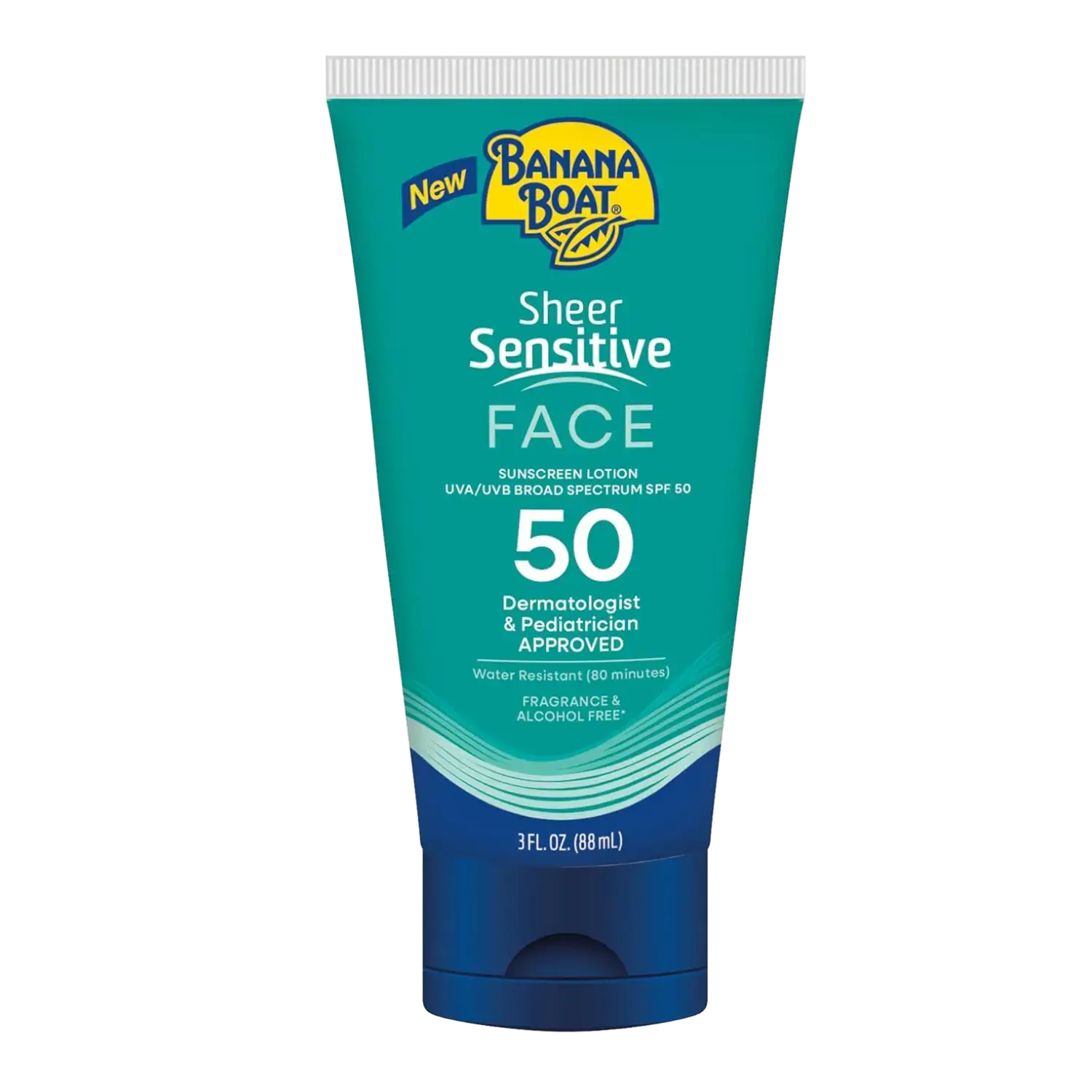 Banana Boat Sheer Sensitive Face Sunscreen Lotion SPF 50