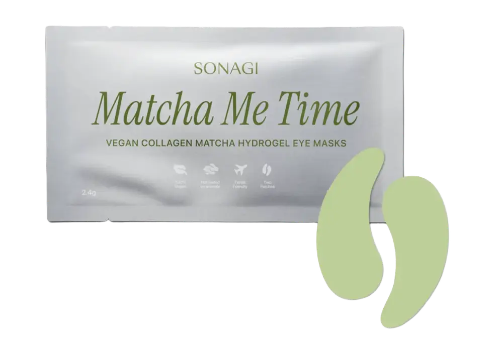 Sonagi Matcha Me Time Vegan Collagen Hydrogel Eye Masks