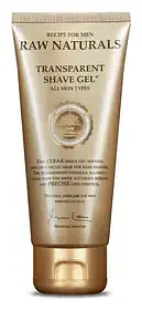 Recipe For men Raw Naturals Transparent Shave Gel