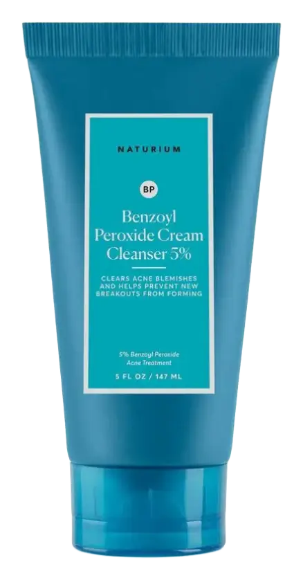 Naturium Benzoyl Peroxide Cream Cleanser 5%