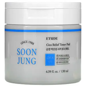 Etude House Soon Jung Cica Toner Pad