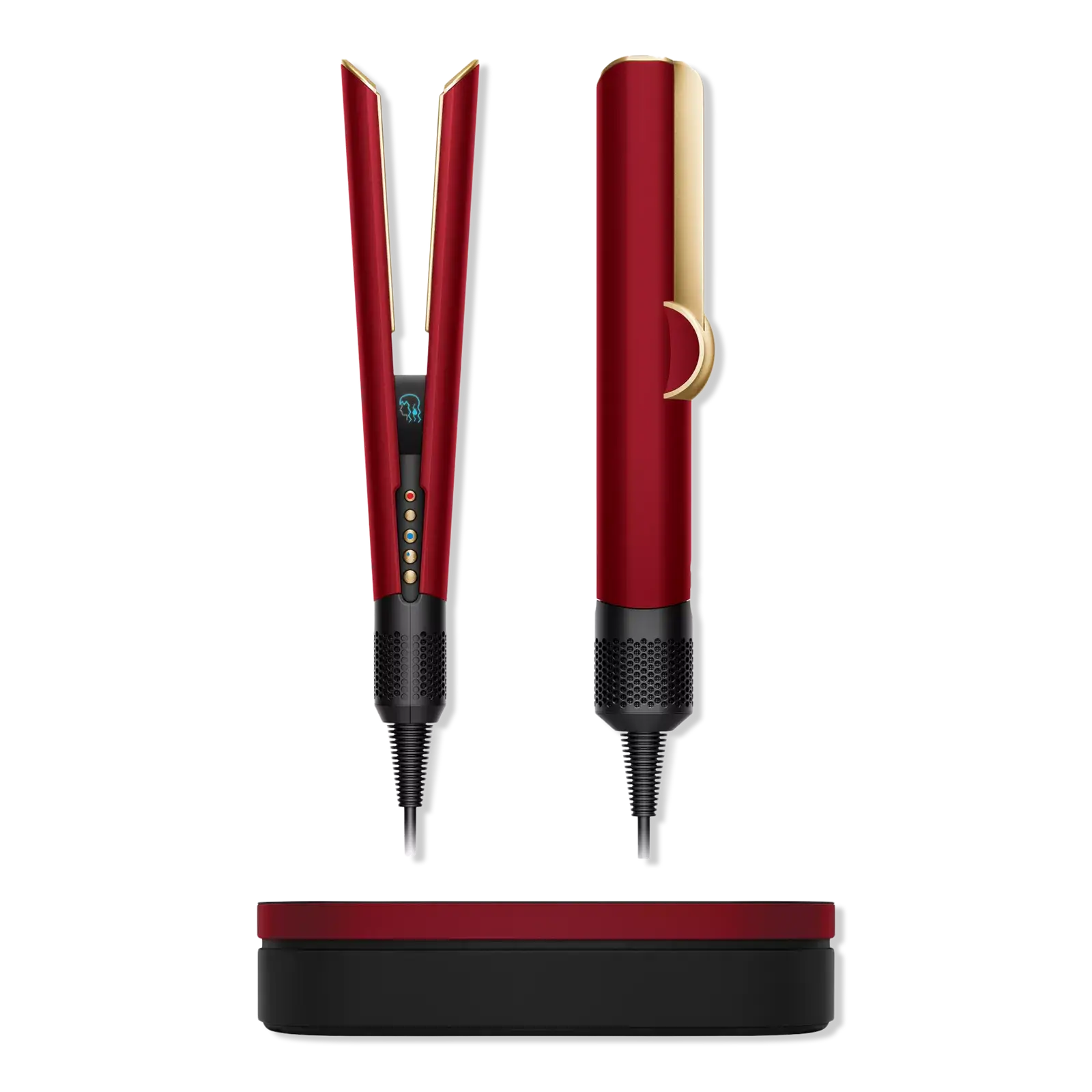 Dyson Airstrait Straightener Red Velvet / Gold