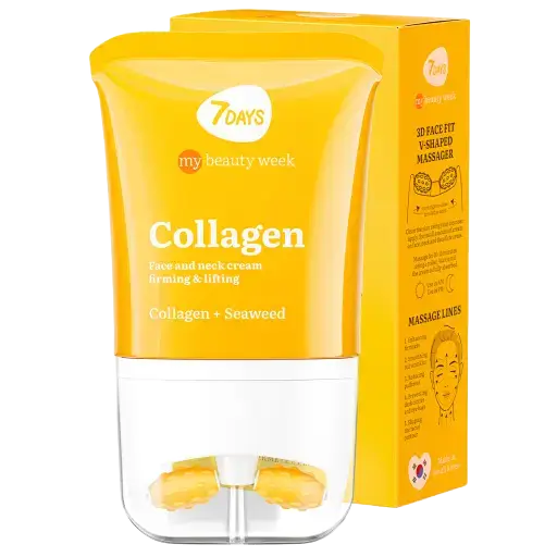 7 Days My Beauty Week Face And Neck Cream With 3D Massager Collagen