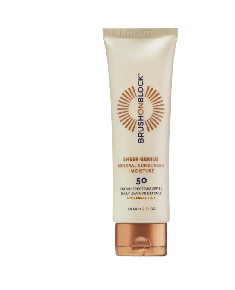 Brush On Block Sheer Genius Mineral Sunscreen + Moisture SPF 50