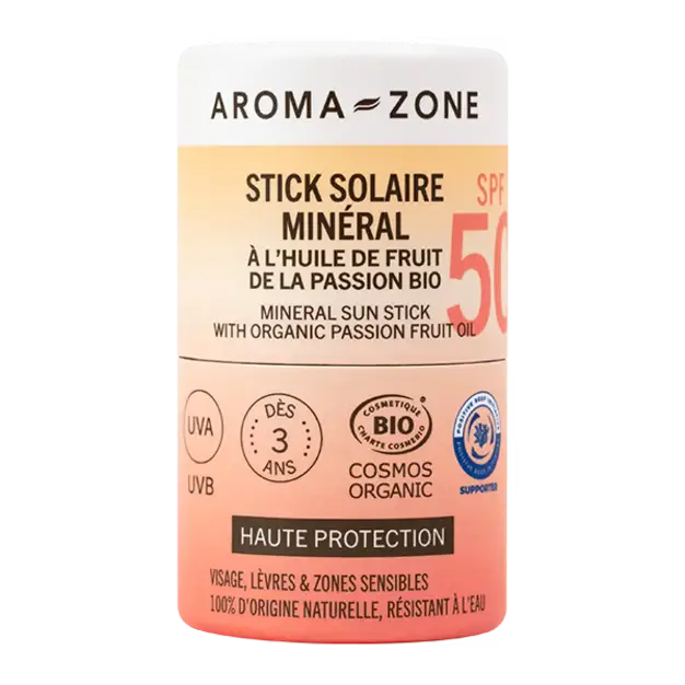 Aroma-Zone Stick Solaire Minéral SPF 50