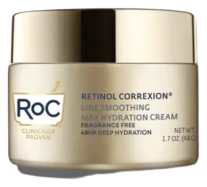 RoC Retinol Correxion Line Smoothing Max Hydration Cream Fragrance Free