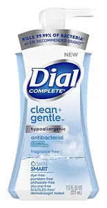 Dial Complete Clean + Gentle Foaming Hand Wash Fragrance Free