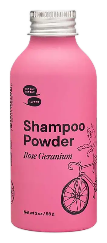 Meow Meow Tweet Shampoo Powder Rose Geranium