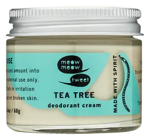 Meow Meow Tweet Deodorant Cream Tea Tree