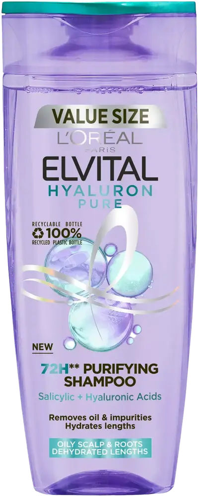 L'Oreal Elvital Hyaluron Pure Purifying Shampoo Sweden