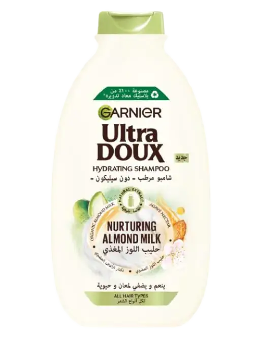 Garnier Ultra Doux Almond Milk Hydrating Shampoo Arabia