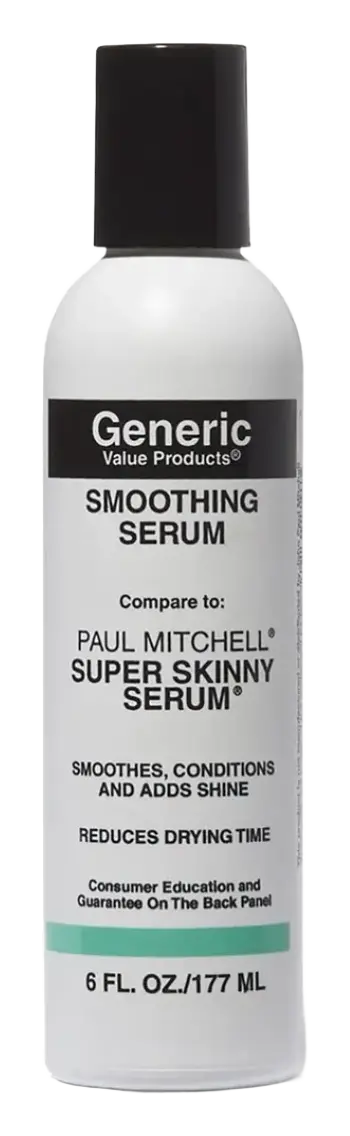 Generic Value Products Smoothing Serum Compare to Paul Mitchell Super Skinny Serum