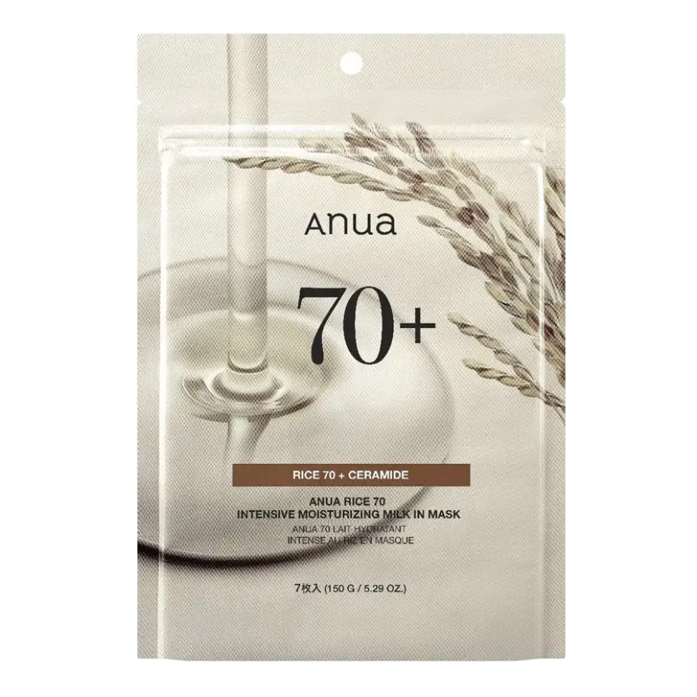 Anua Rice 70 + Ceramide Intensive Moisturizing Milk Mask Japan
