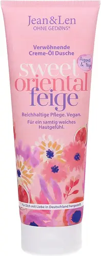 Jean&Len Sweet Oriental Feige Verwöhnende Creme-Öl Dusche