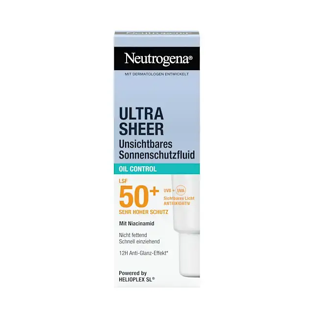 Neutrogena Ultra Sheer Unsichtbares Sonnenschutzfluid SPF 50+ Germany