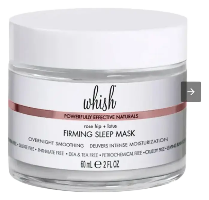 Whish Rose Hip + Lotus Firming Sleep Mask