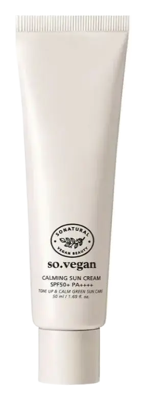so natural So Vegan Calming Sun Cream SPF50+ PA++++