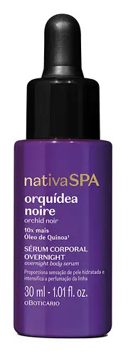 O Boticário Sérum Corporal Overnight Nativa SPA Orquídea Noire