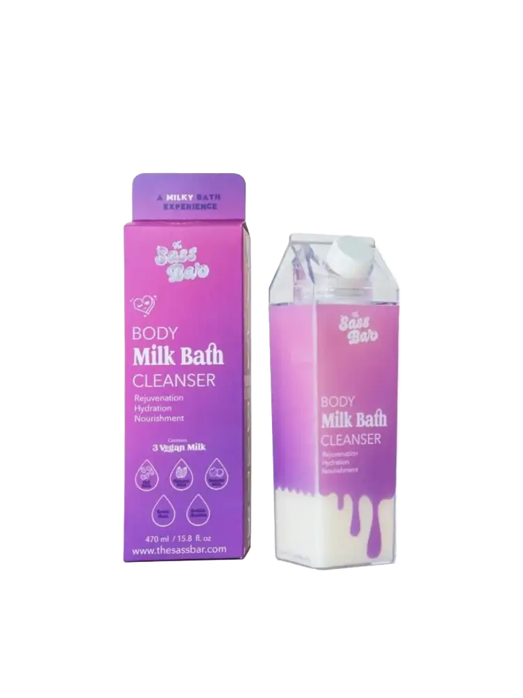 The Sass Bar Body Milk Bath Cleanser Dusk