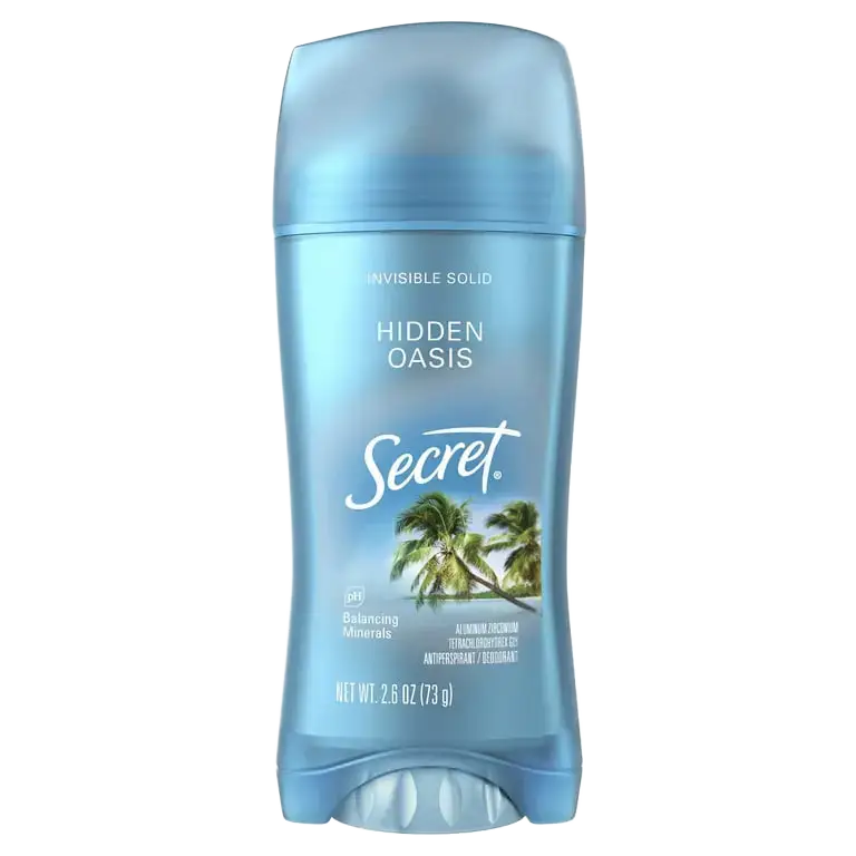 Secret Invisible Solid Antiperspirant Deodorant Hidden Oasis