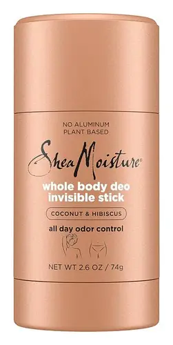 Shea Moisture Whole Body Invisible Deodorant Stick Coconut & Hibiscus