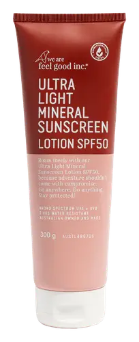 we are feel good inc. Ultra Light Mineral Sunscreen Lotion SPF50