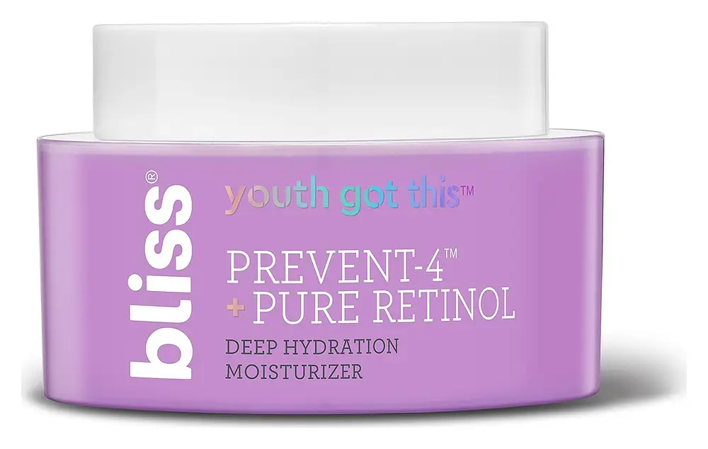 Bliss Youth Got This Prevent-4 + Pure Retinol Deep Hydration Moisturizer