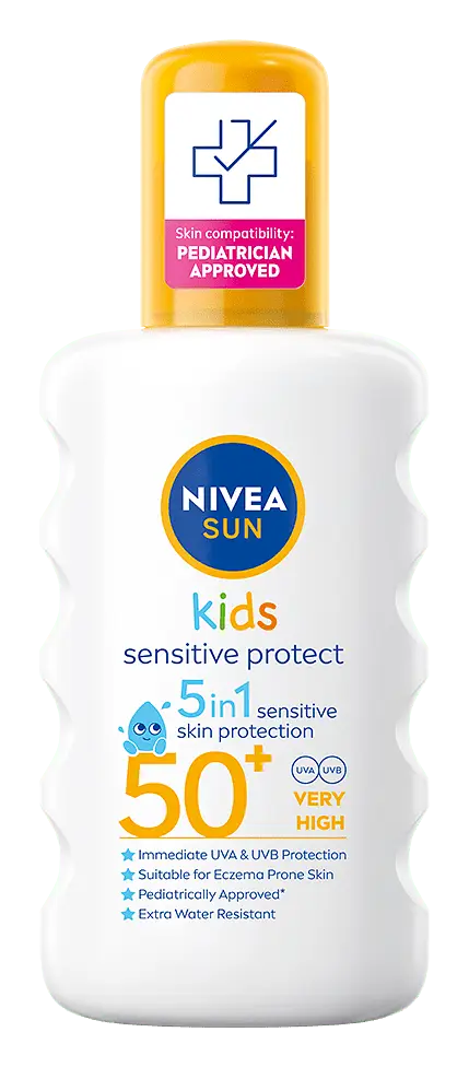 Nivea Kids Sensitive Protect Sun Spray SPF 50+ Europe