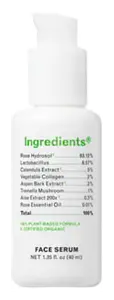 Ingredients Rose Face Serum