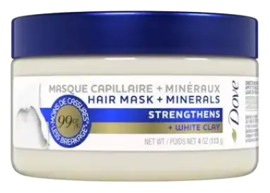 Dove Mineral Hair Mask Strengthens + White Clay