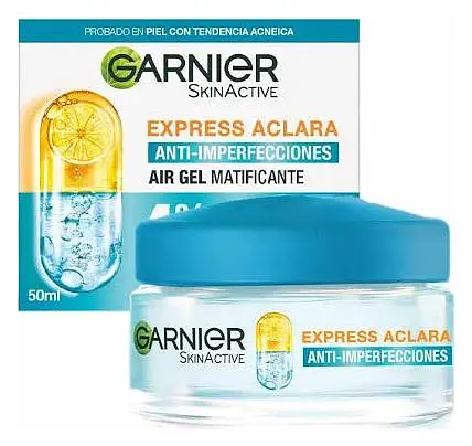 Garnier Express Aclara Anti Imperfecciones Air Gel Matificante