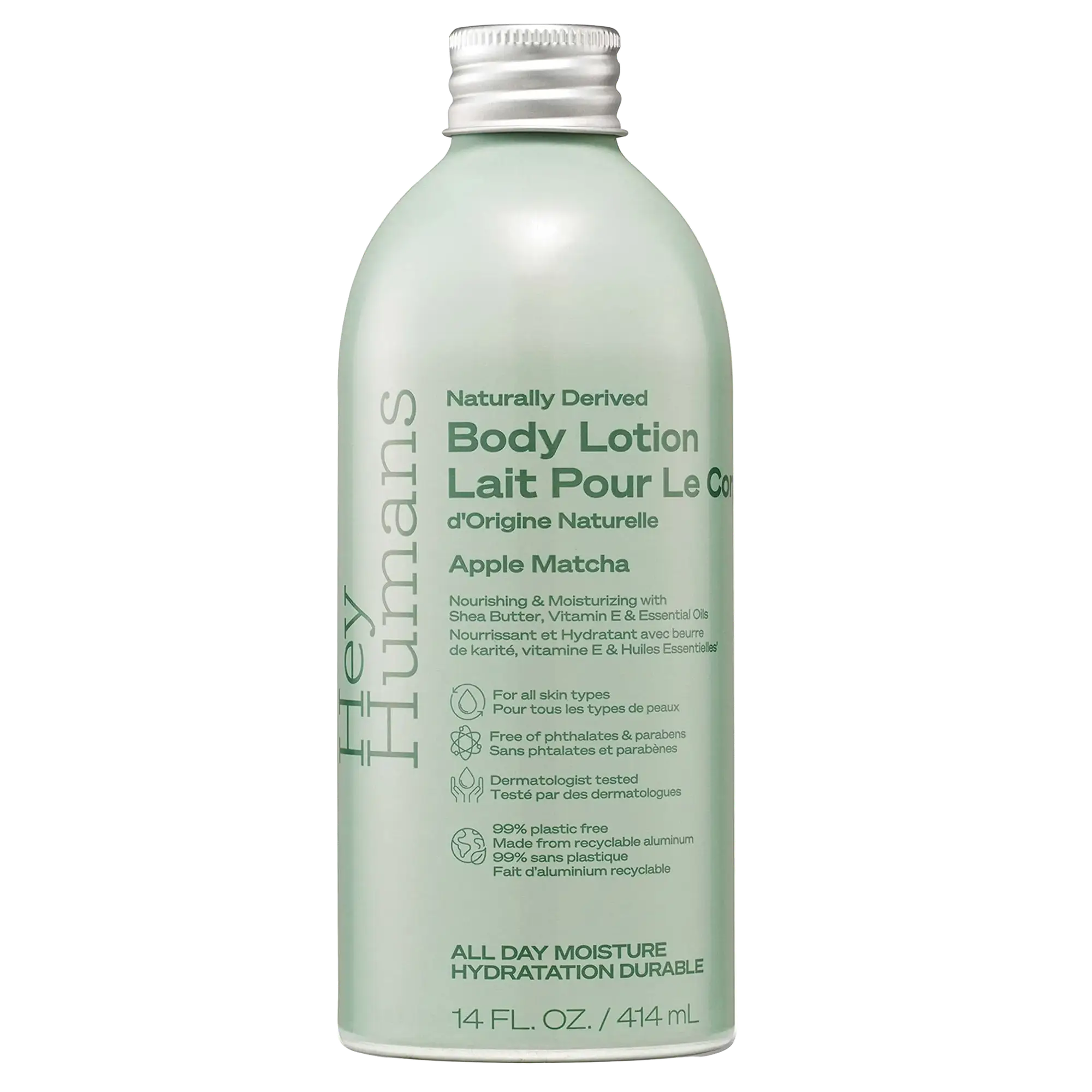 Hey Humans Naturally Derived Body Lotion Apple Matcha