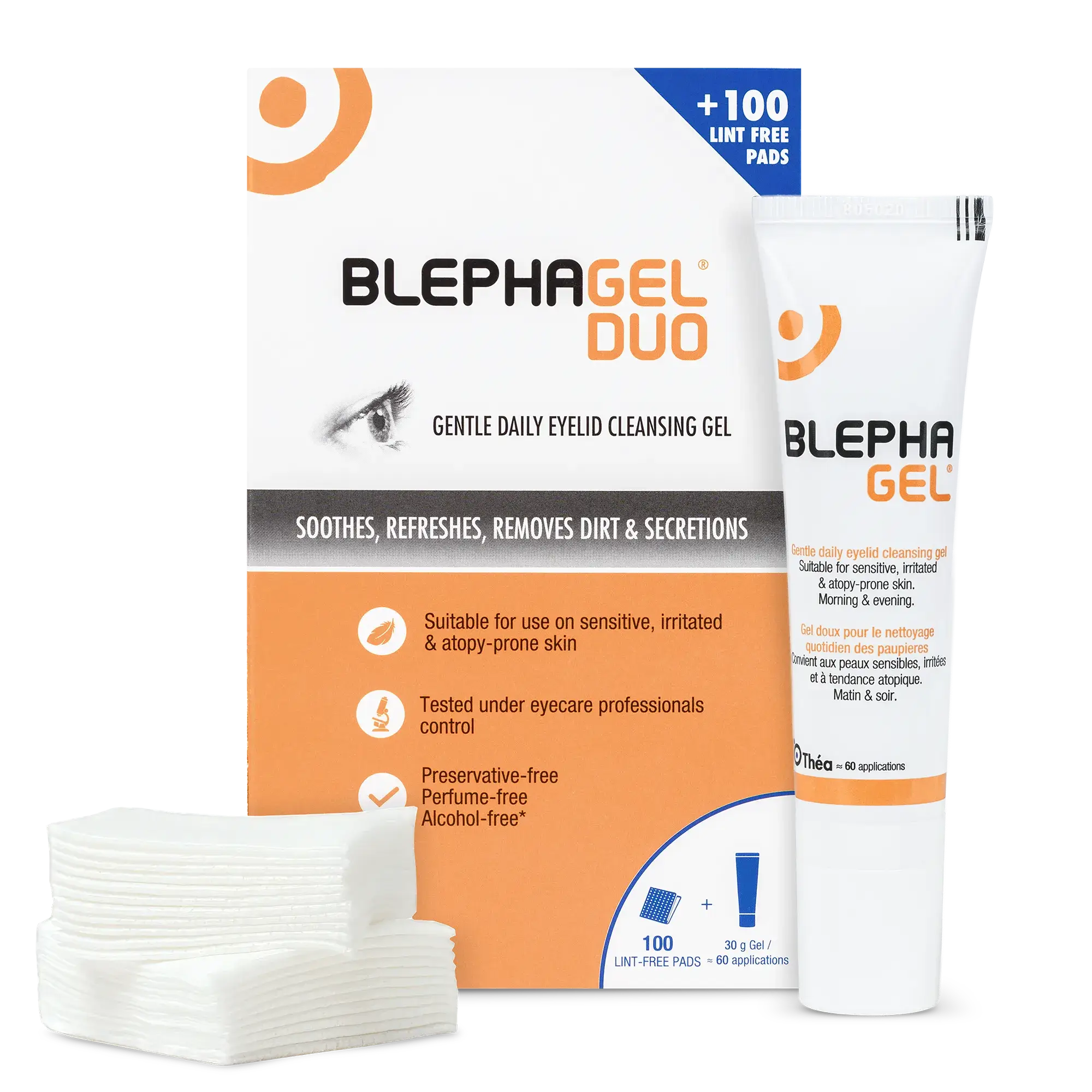 Théa Blephagel Duo Gentle Daily Eyelid Cleansing Gel Canada