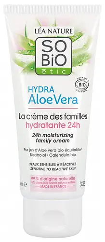 So’ Bio Etic Hydra Aloe Vera 24H Moisturizing Family Cream