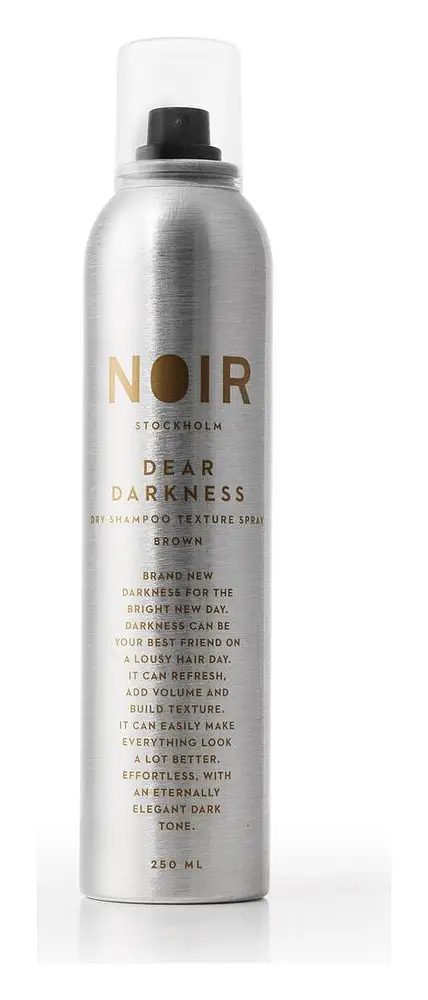Noir Stockholm Dear Darkness Dry Shampoo Texture Spray Brown