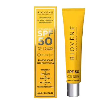 Biovène Barcelona Hyaluronic SPF 50 Anti-Aging Face Fluid