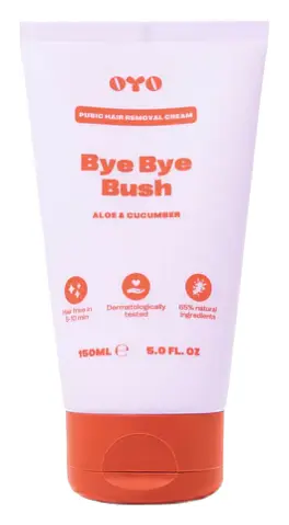 Oyo Skincare Bye Bye Bush Pubic Hair Removal Cream