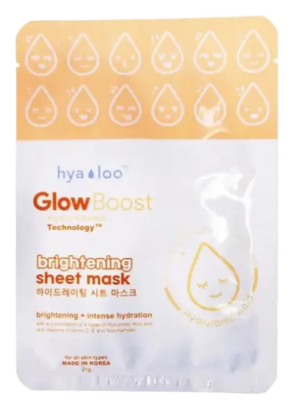 Hyaloo Glow Boost Brightening Sheet Mask