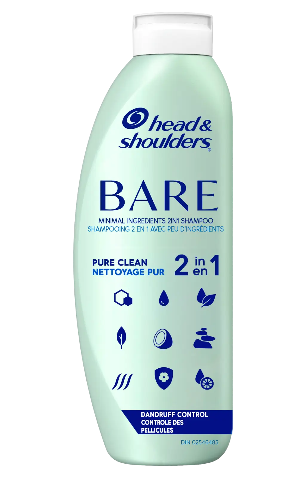 Head & Shoulders BARE Pure Clean 2 In 1 Dandruff Shampoo And Conditioner
