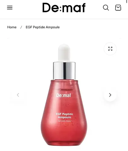 De:Maf EGF Peptide Ampoule