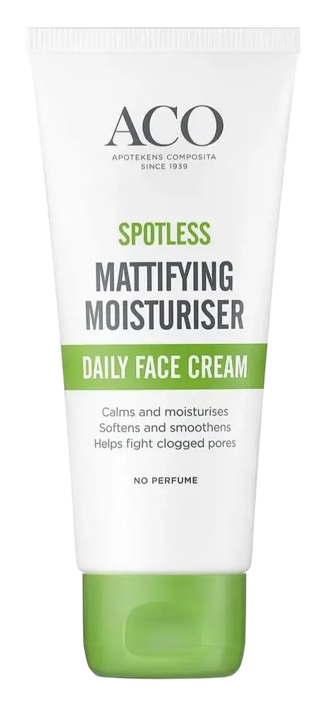 ACO Spotless Mattifying Moisturiser Daily Face Cream