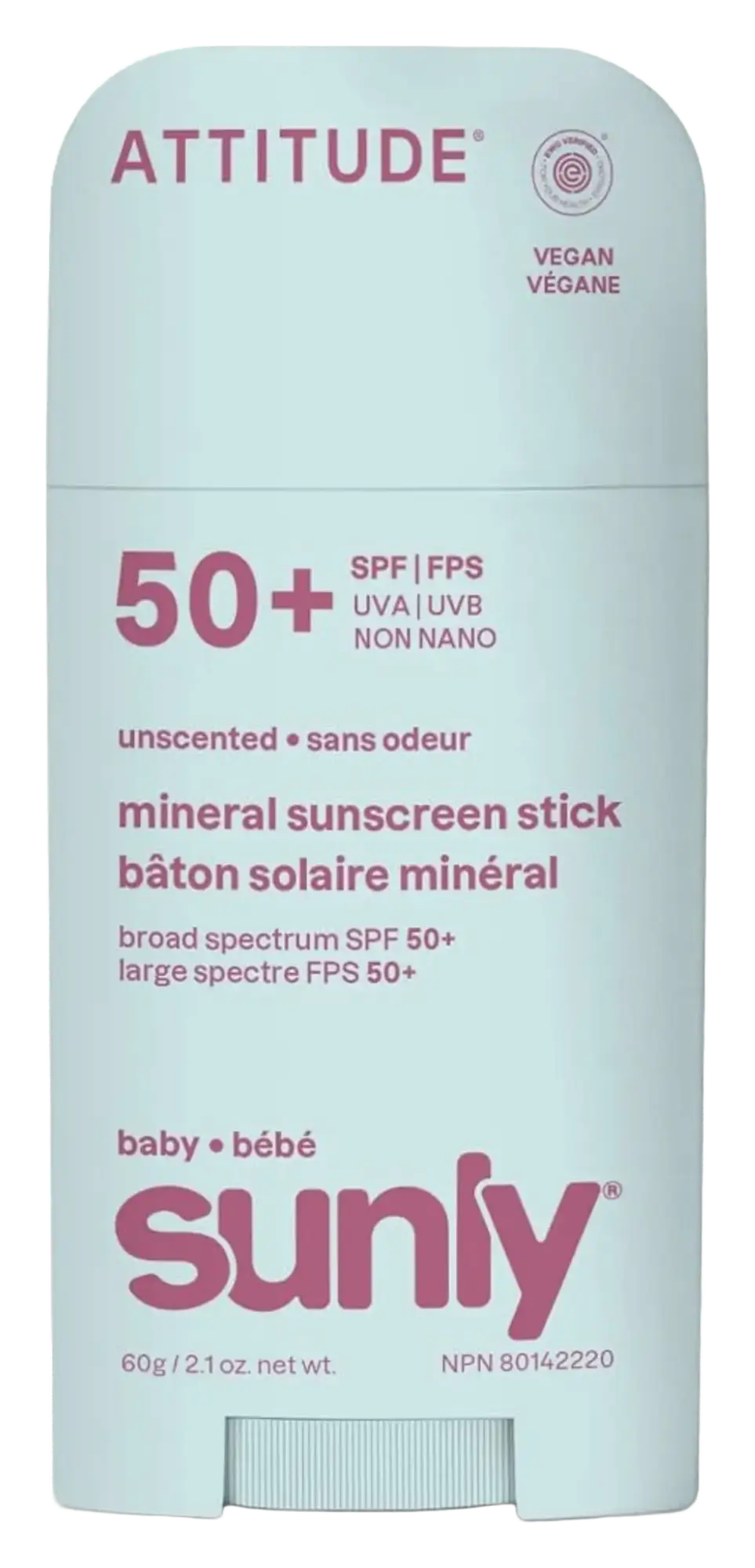 ATTITUDE Sunly Baby Mineral Sunscreen Stick SPF 50+