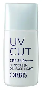 Orbis UV Cut Sunscreen On Face Light SPF 34 PA+++